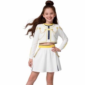 Kids White and Gold Costume Set